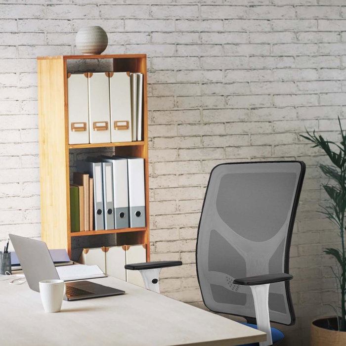 PIQUERAS Y CRESPO Silla de oficina Motilla Naranja y Negro PIQUERAS Y CRESPO Silla de oficina Motilla Naranja y Negro