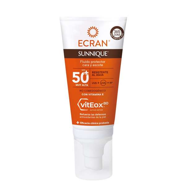 Ecran Sunnique Fluido Protector Facial SPF50+ 50 ml Ecran Sunnique Fluido Protector Facial SPF50+ 50 ml