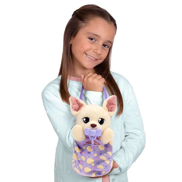Imc Toys Peluche cachorro Baby Paws Yummy Chihuahua con biberón y bolsa transportable Imc Toys Peluche cachorro Baby Paws Yummy Chihuahua con biberón y bolsa transportable