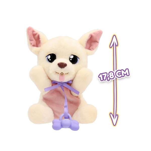Imc Toys Peluche cachorro Baby Paws Yummy Chihuahua con biberón y bolsa transportable Imc Toys Peluche cachorro Baby Paws Yummy Chihuahua con biberón y bolsa transportable