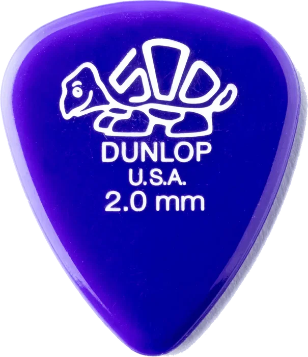 Dunlop Pack 12 Púas Delrin Standard 2,00Mm Dunlop Pack 12 Púas Delrin Standard 2,00Mm