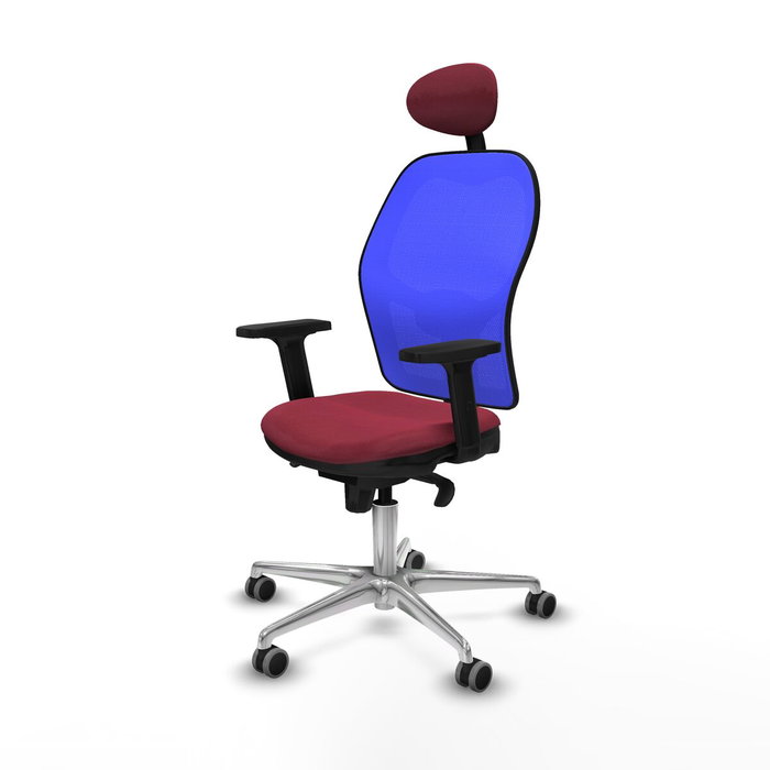 PIQUERAS Y CRESPO Silla de oficina Jorquera Granate y Azul PIQUERAS Y CRESPO Silla de oficina Jorquera Granate y Azul