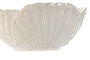 DKD Home Decor Ensaladera de Porcelana Blanca 20,5x20,5x9 cm