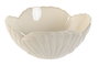 DKD Home Decor Ensaladera de Porcelana Blanca 20,5x20,5x9 cm