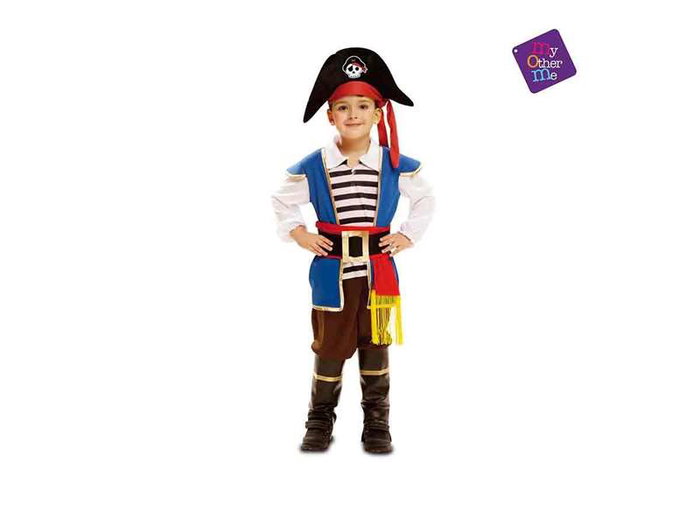 My Other Me Disfraz Bebé Pequeño Pirata Talla 12-24 Meses (1-2 Años) 100% Poliéster