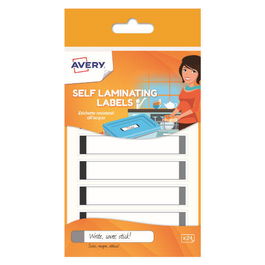 Avery PAQUETE 24 ETIQUETAS PLASTIFICADAS GRIS RESISTENTES AL AGUA 86X17MM APGRIS24-UK