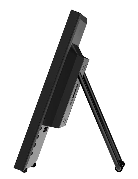 Hannspree HT220CUA Monitor táctil de 21.4" / 54.5 cm Full HD 1920x1080 IPS LED 6 ms 270 cd/m² Negro con altavoces, HDMI, DisplayPort y montaje VESA