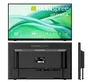Hannspree HT220CUA Monitor táctil de 21.4" / 54.5 cm Full HD 1920x1080 IPS LED 6 ms 270 cd/m² Negro con altavoces, HDMI, DisplayPort y montaje VESA