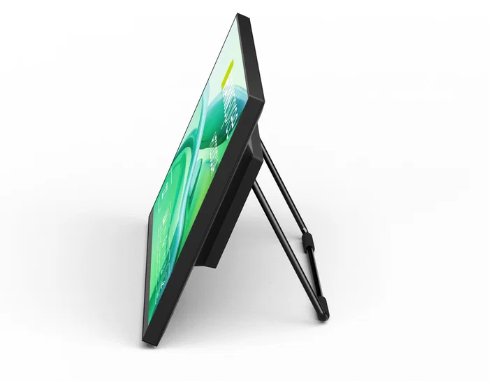 Hannspree HT220CUA Monitor táctil de 21.4" / 54.5 cm Full HD 1920x1080 IPS LED 6 ms 270 cd/m² Negro con altavoces, HDMI, DisplayPort y montaje VESA