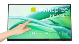 Monitor hannspree ht220cua 21.4"1920 x 1080 pixeles full hd led pantalla táctil negro