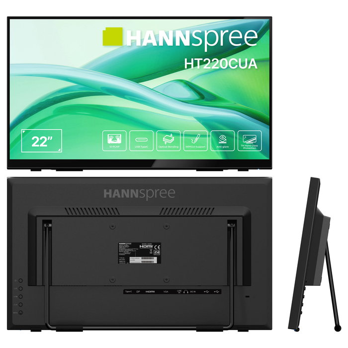 Monitor hannspree ht220cua 21.4"1920 x 1080 pixeles full hd led pantalla táctil negro Monitor hannspree ht220cua 21.4"1920 x 1080 pixeles full hd led pantalla táctil negro
