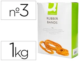 Q-connect Gomillas Elasticas Numero 3 30 x 2 mm 1000 gr