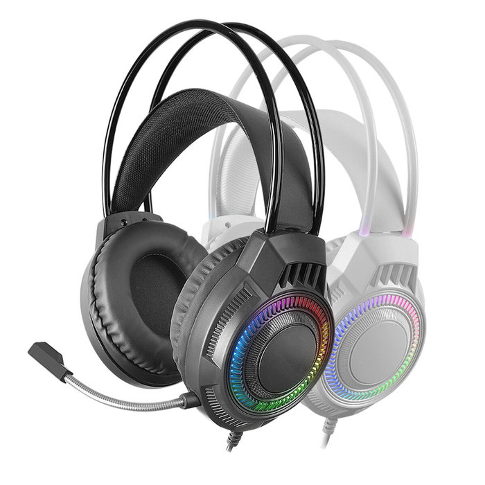 Mars Gaming MH124 Auriculares Gaming con Micrófono Negro