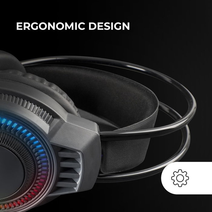 Mars Gaming MH124 Auriculares Gaming con Micrófono Negro