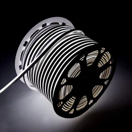 Tira LED Manguera "Neon Flex" 6W 6000ºK 24V 8x16mm Simple 120xSMD2835 6W/M x1M 40.000H - Corte 5CM [HONSPVC8x16S220CMCW]