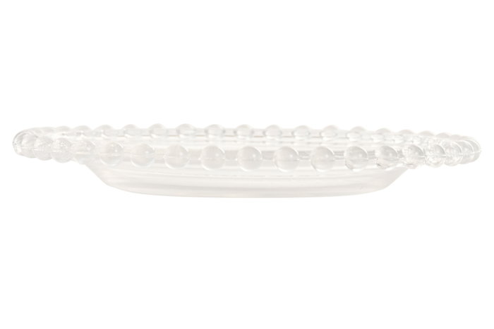 DKD Home Decor Plato de Cristal Transparente 15,6x15,6x1,7 cm DKD Home Decor Plato de Cristal Transparente 15,6x15,6x1,7 cm