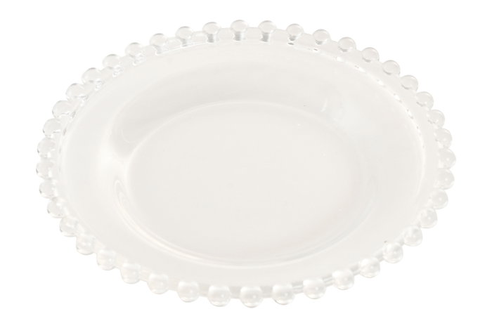 DKD Home Decor Plato de Cristal Transparente 15,6x15,6x1,7 cm DKD Home Decor Plato de Cristal Transparente 15,6x15,6x1,7 cm