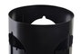 DKD Home Decor Paraguero Moderno Blanco Negro Acero 19 x 47 x 19 cm (2 Unidades)