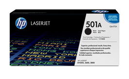 HP 501A Black Original LaserJet Toner Cartridge para Impresoras - Calidad Profesional y Rendimiento Fiable