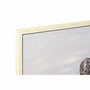DKD Home Decor Cuadro Lienzo Pareja Playa 100x100 cm (Pack de 2)