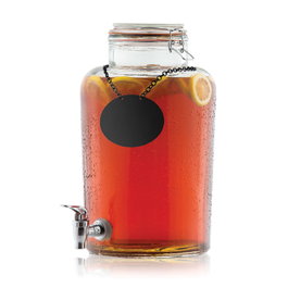 TABLECRAFT Dispensador de líquidos de Cristal 8,5L Transparente