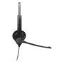 Jabra Biz 1100 Duo Auricular en Oreja Cableado, Conector 3,5 mm, Negro, Certificado para Equipos Microsoft