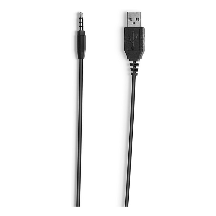Jabra Biz 1100 Duo Auricular en Oreja Cableado, Conector 3,5 mm, Negro, Certificado para Equipos Microsoft