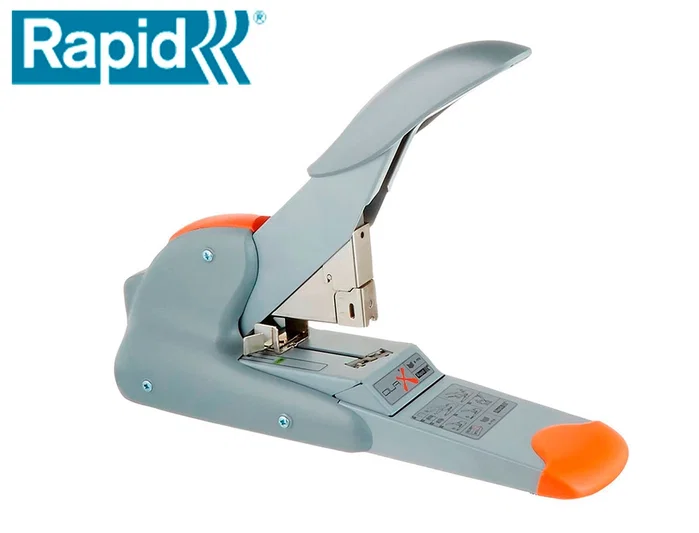 RAPID Grapadora DUAX Plata/Naranja