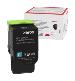 Xerox Toner 006R04365 Cyan XL, Cartucho de Tóner Cian de Alta Capacidad para Impresoras Xerox