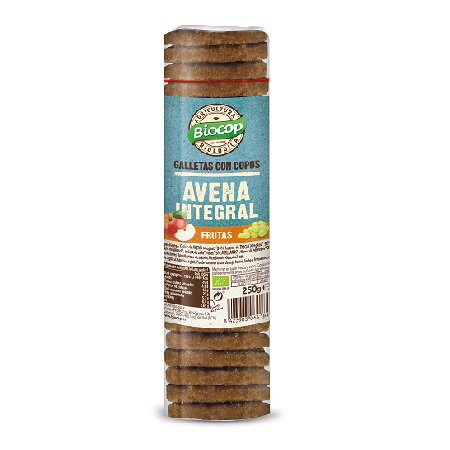 BIOCOP Galletas de Avena integral con frutas 250gr. BIO BIOCOP Galletas de Avena integral con frutas 250gr. BIO