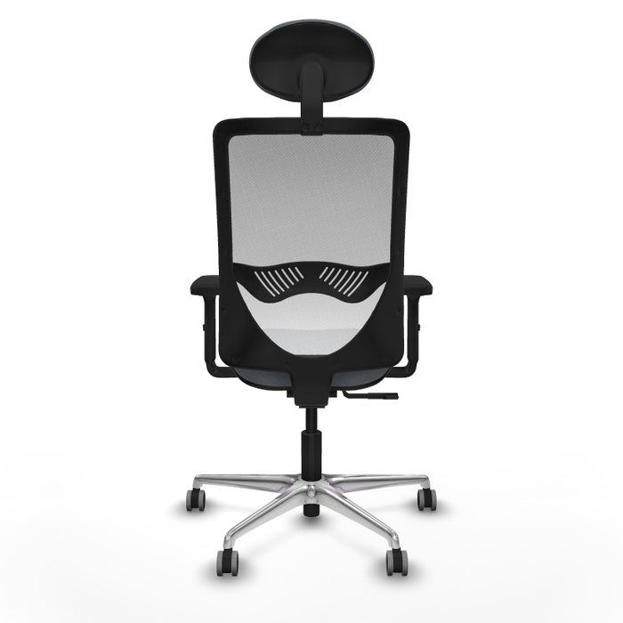 PIQUERAS Y CRESPO Silla de oficina Zulema Gris y Blanco con Mecanismo Sincro PIQUERAS Y CRESPO Silla de oficina Zulema Gris y Blanco con Mecanismo Sincro