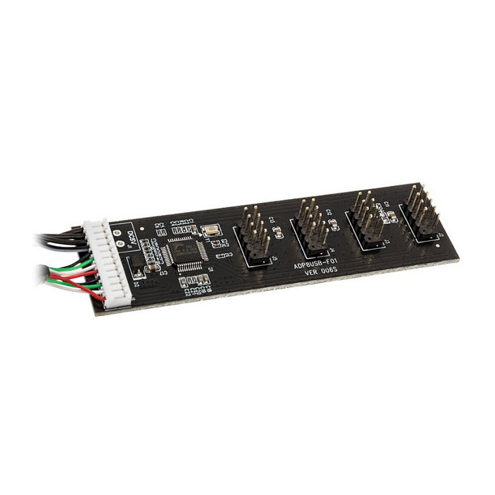Kolink USB 2.0 Hub-Karte con cable USB y Molex de 60 cm Kolink USB 2.0 Hub-Karte con cable USB y Molex de 60 cm