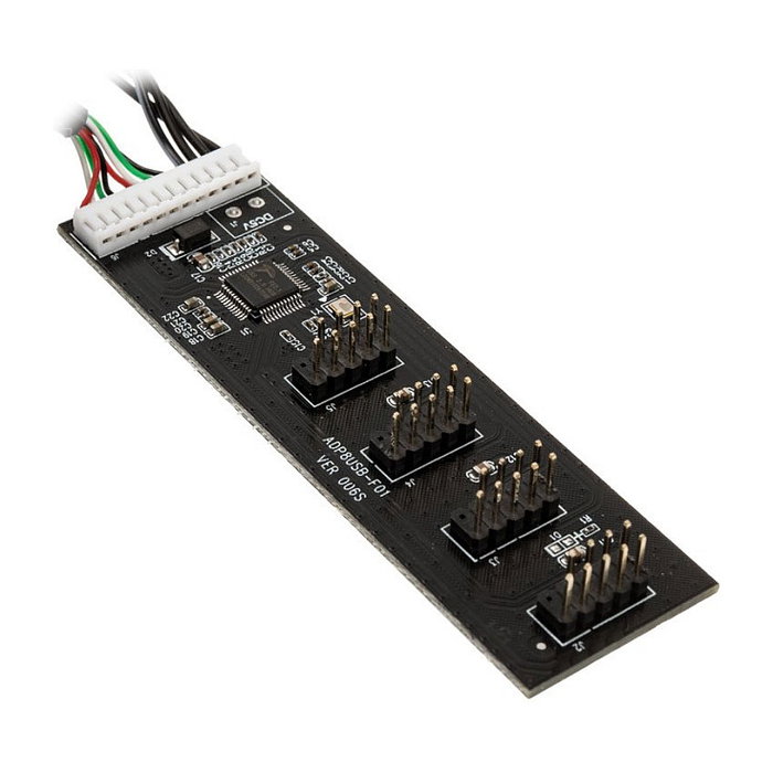 Kolink USB 2.0 Hub-Karte con cable USB y Molex de 60 cm Kolink USB 2.0 Hub-Karte con cable USB y Molex de 60 cm