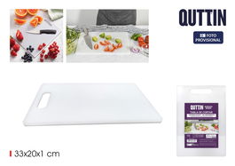 Quttin Tabla Cortar Profesional 33 cm x 20 cm x 1 cm (18 Unidades)