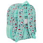 SAFTA Mochila Hello Kitty 34cm Adaptable a Carrito Portamochilas con Bolsillo Lateral para Botella y Hombreras Acolchadas