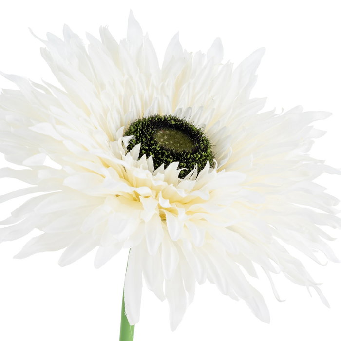Flor Gerbera Blanco Artificial 25 X 25 X 100 cm (Set de 2)