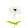 Flor Gerbera Blanco Artificial 25 X 25 X 100 cm (Set de 2)