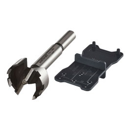 Wolfcraft Juego de brocas Forstner de 35 mm con guía para bisagras