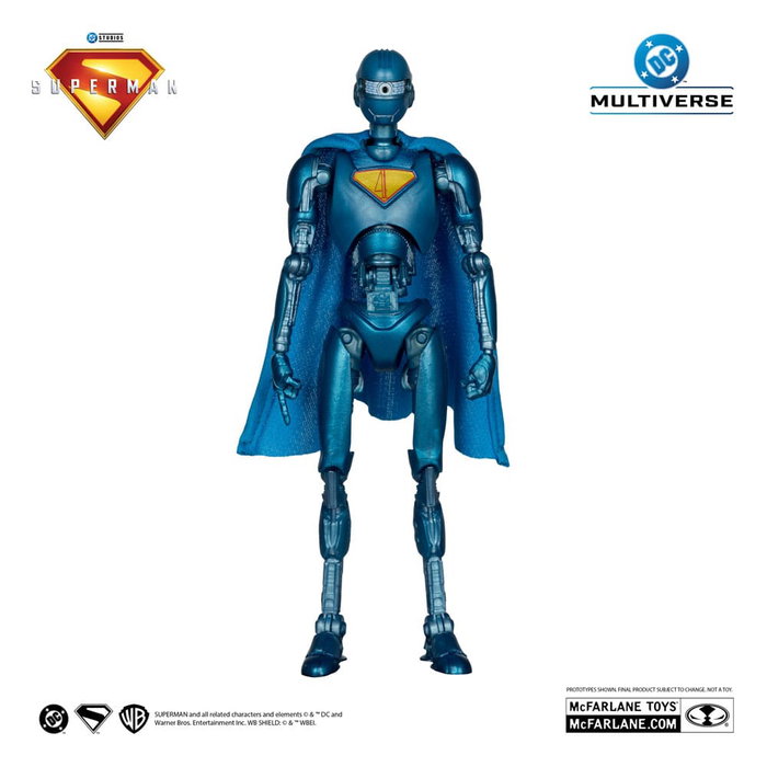 Superman (2025) DC Multiverse Figura Deluxe Superman Robot (Red Platinum Edition) 18 cm