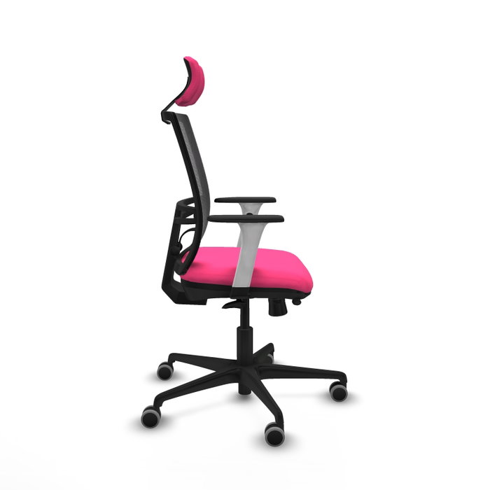 PIQUERAS Y CRESPO Silla de oficina Yunquera Rosa y Negro PIQUERAS Y CRESPO Silla de oficina Yunquera Rosa y Negro