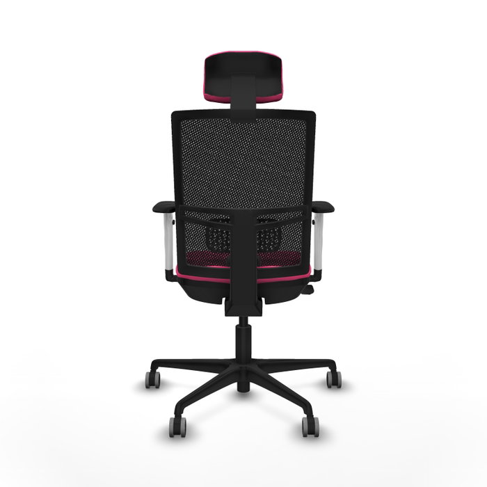 PIQUERAS Y CRESPO Silla de oficina Yunquera Rosa y Negro PIQUERAS Y CRESPO Silla de oficina Yunquera Rosa y Negro