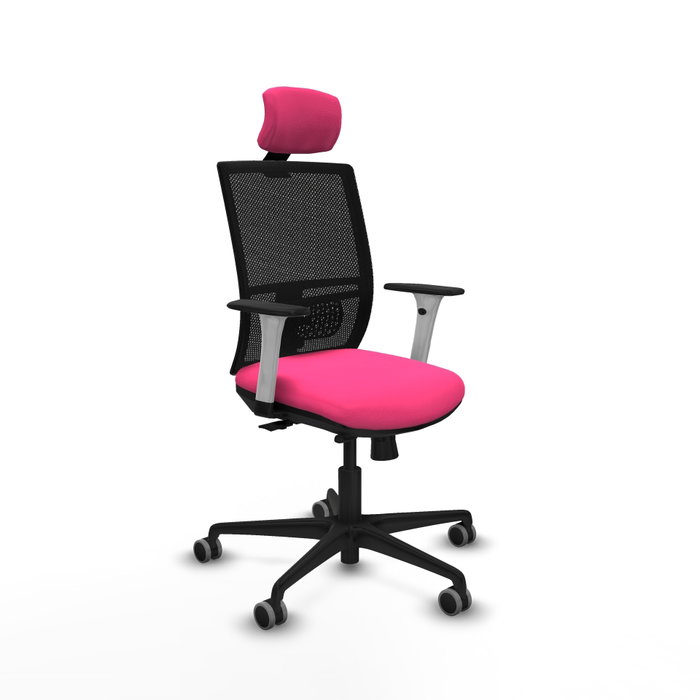 PIQUERAS Y CRESPO Silla de oficina Yunquera Rosa y Negro PIQUERAS Y CRESPO Silla de oficina Yunquera Rosa y Negro