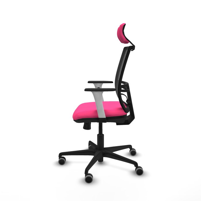 PIQUERAS Y CRESPO Silla de oficina Yunquera Rosa y Negro PIQUERAS Y CRESPO Silla de oficina Yunquera Rosa y Negro