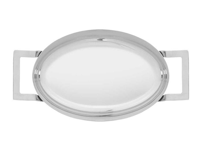 Kinvara Bandeja Ovalada Aperitivo Acero Inoxidable 21 x 3 x 10.5 cm (Set de 24)