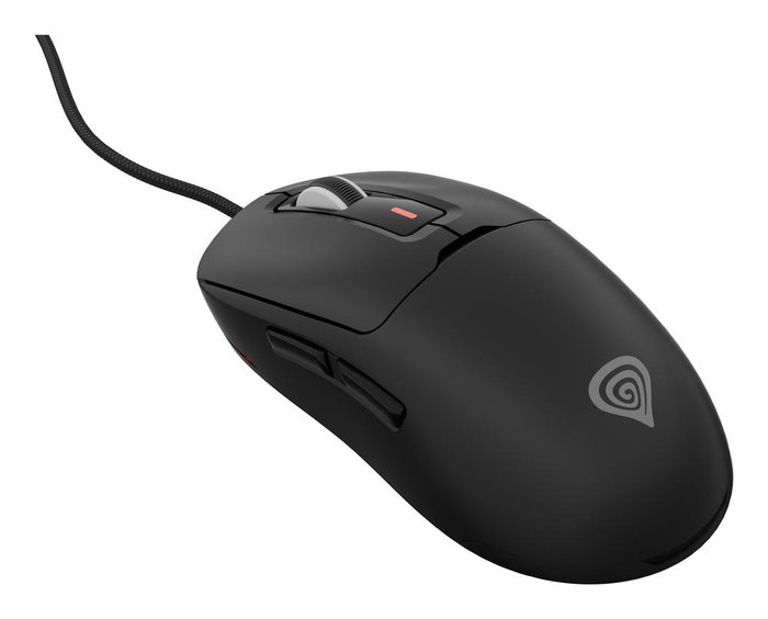 Genesis Krypton 660 Ratón Gaming Negro, Óptico Pixart PAW3327, 12000 DPI, 6 Botones Programables, Retroiluminación RGB, USB