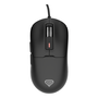 Genesis Krypton 660 Ratón Gaming Negro, Óptico Pixart PAW3327, 12000 DPI, 6 Botones Programables, Retroiluminación RGB, USB