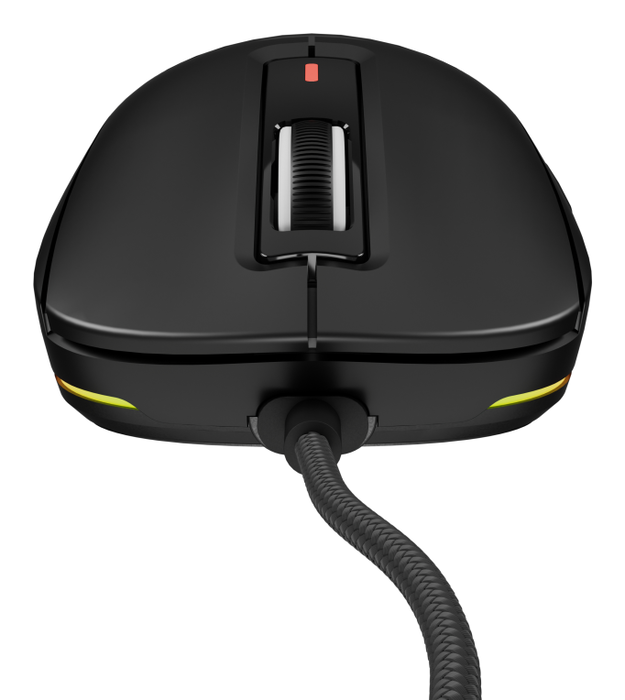 GENESIS Krypton 660 Ratón Gaming, USB Tipo A, Sensor Óptico 12000 DPI, 6 Botones, Diseño Ligero 49g, Mano Derecha, Negro