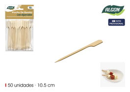 Inde Set-50 Pincho Bambú Agarrador 105 mm (24 Unidades)