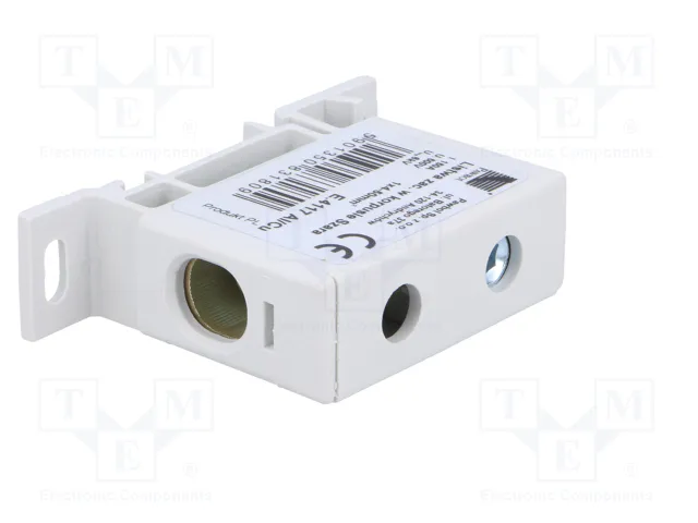 PAWBOL Conector de carril 125A 600V 50mm2 gris