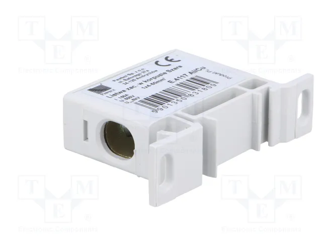 PAWBOL Conector de carril 125A 600V 50mm2 gris